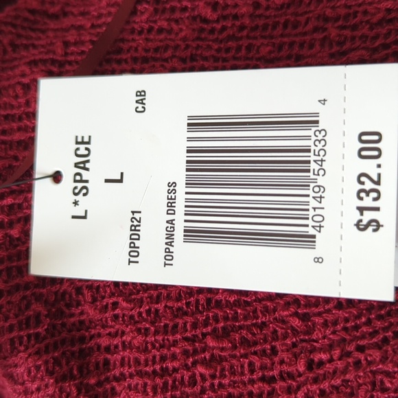 L*Space Topanga Sweater Knit Cover-Up XL - Picture 15 of 16